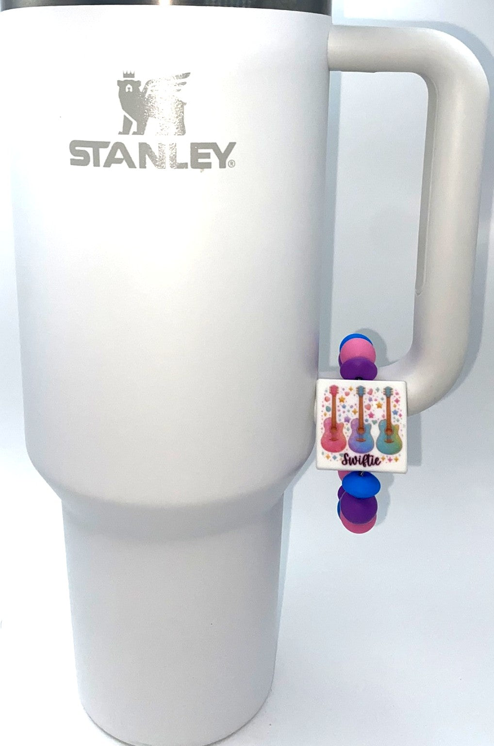 Swiftie Guitars Printed Singer Stanley Tumbler Cup Handle Charm