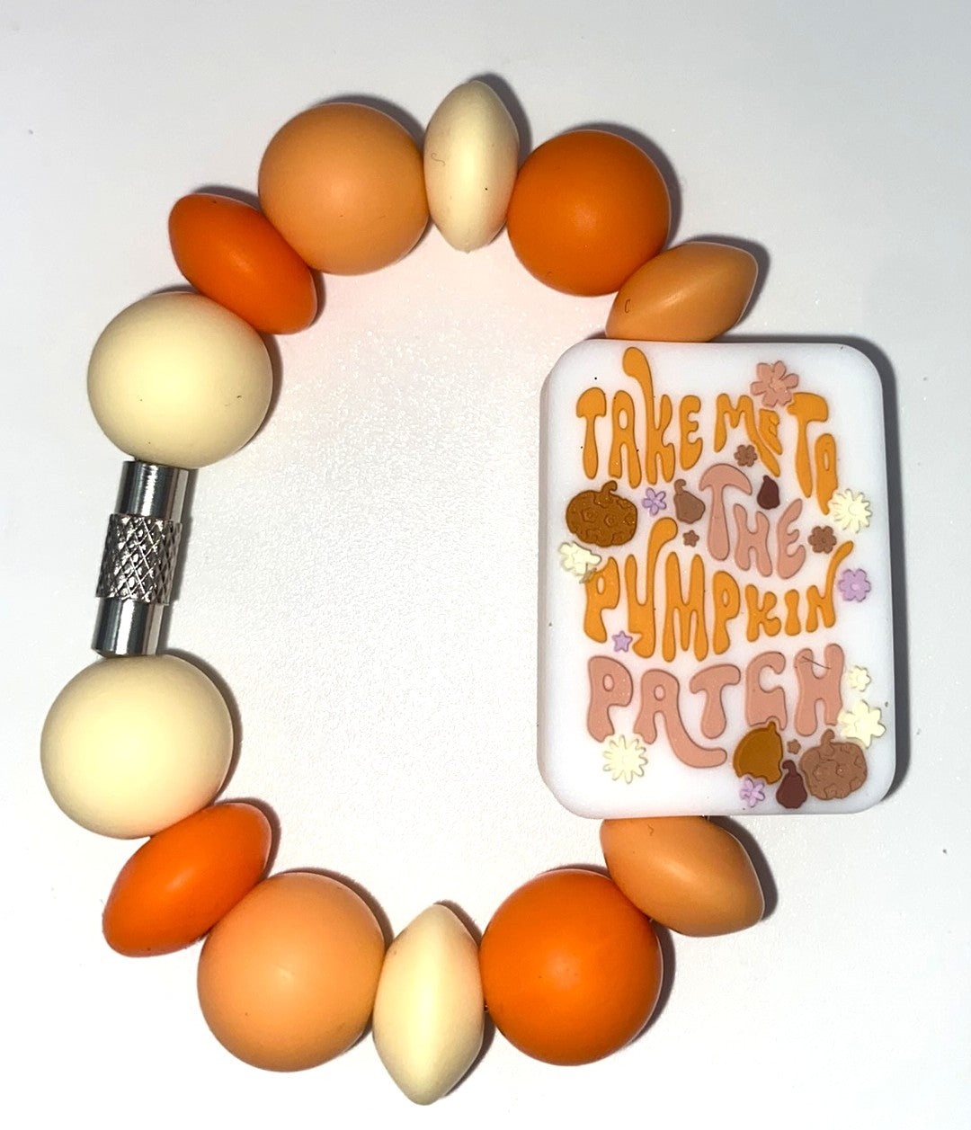 Take Me To The Pumpkin Patch Stanley Tumbler Cup Handle Charm
