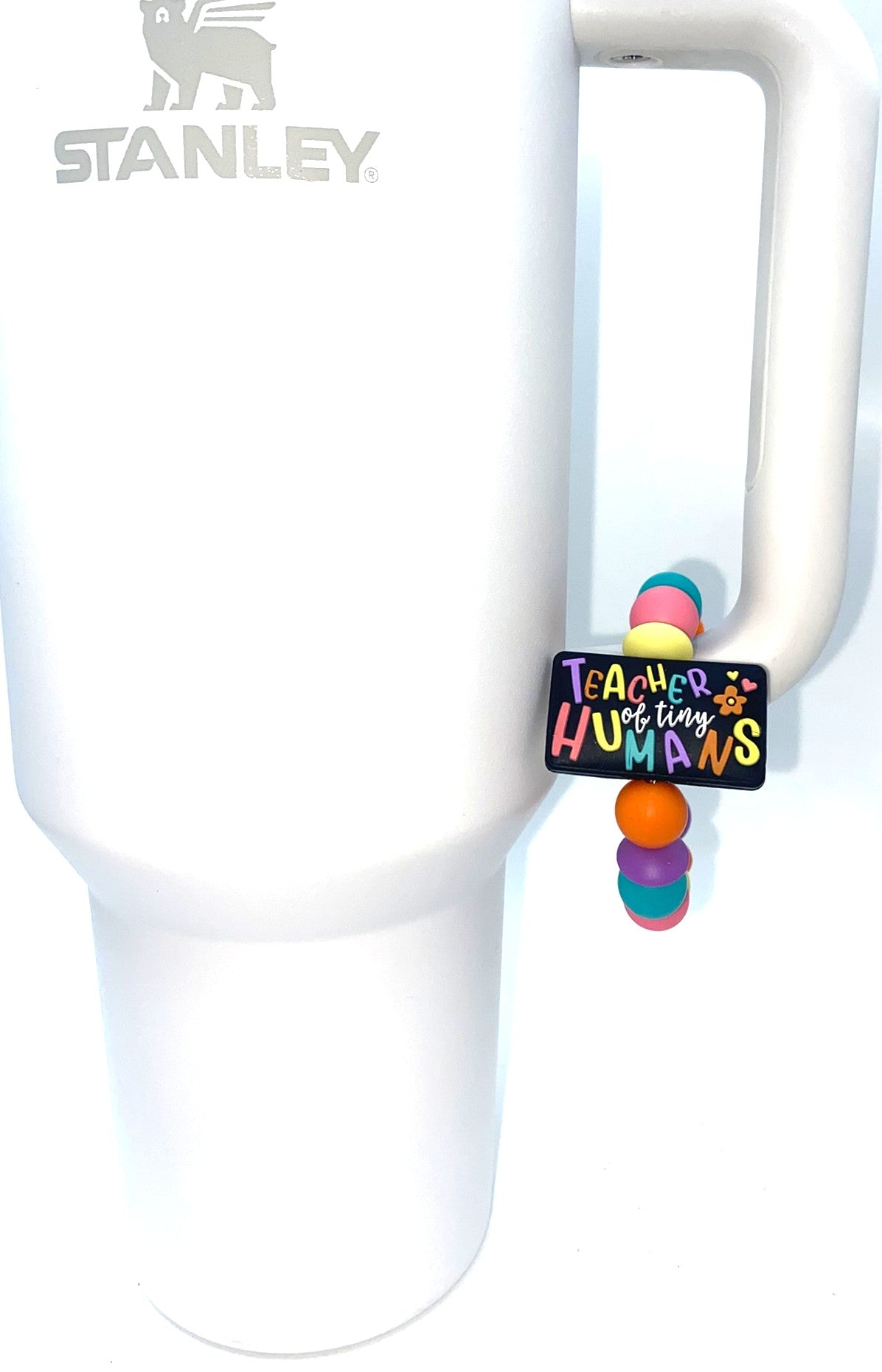 Teacher Of Tiny Humans Stanley Tumbler Cup Handle Charm