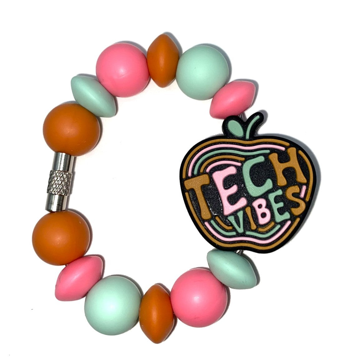 Tech Vibes Apple Stanley Tumbler Cup Handle Charm