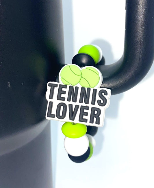 Tennis Lover Stanley Tumbler Cup Handle Charm