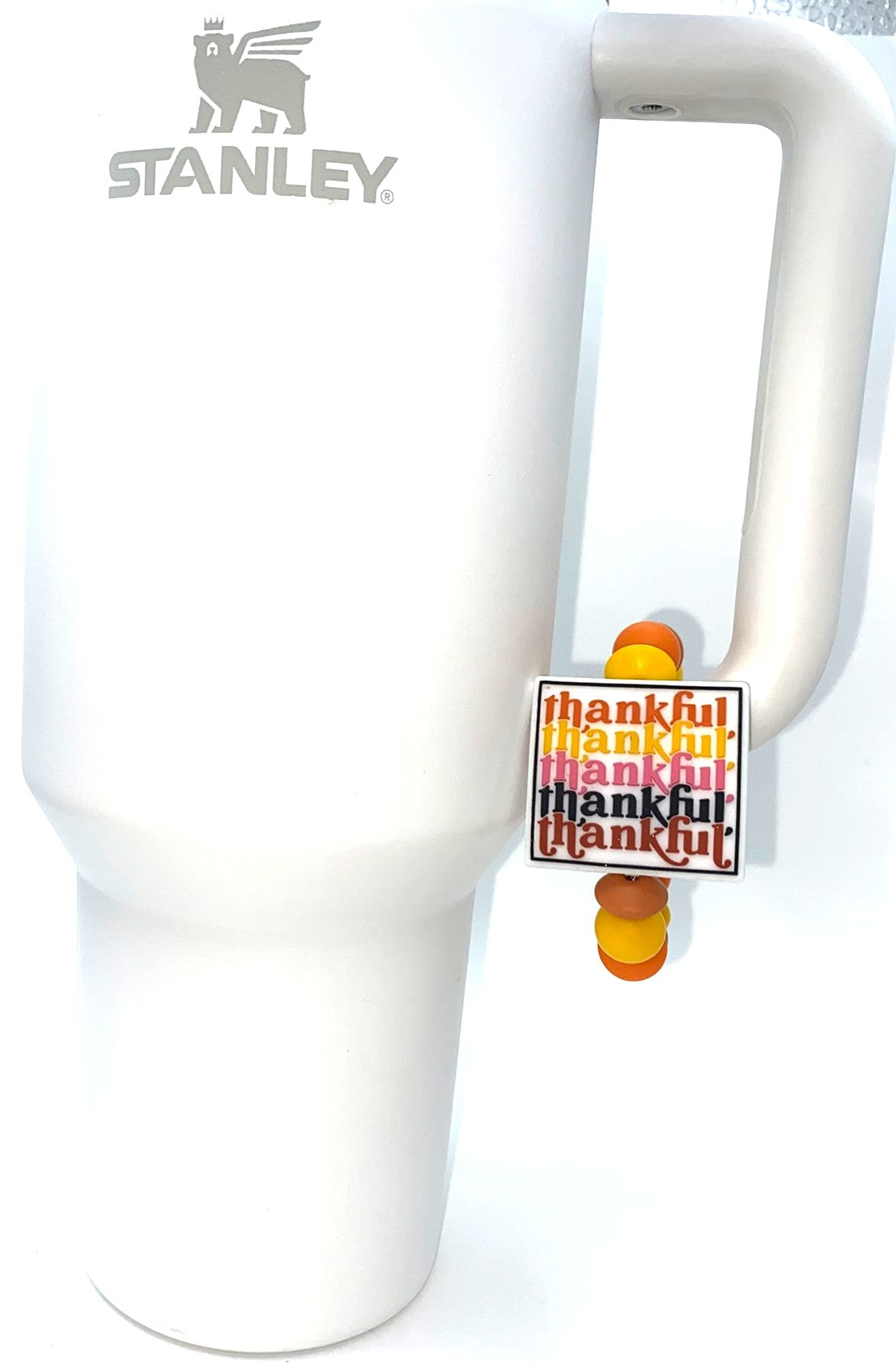 Thankful Thanksgiving Stanley Tumbler Cup Handle Charm