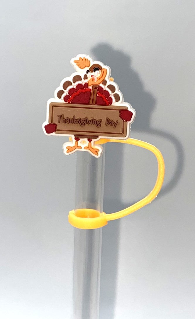 Thanksgiving Day Turkey Straw Topper