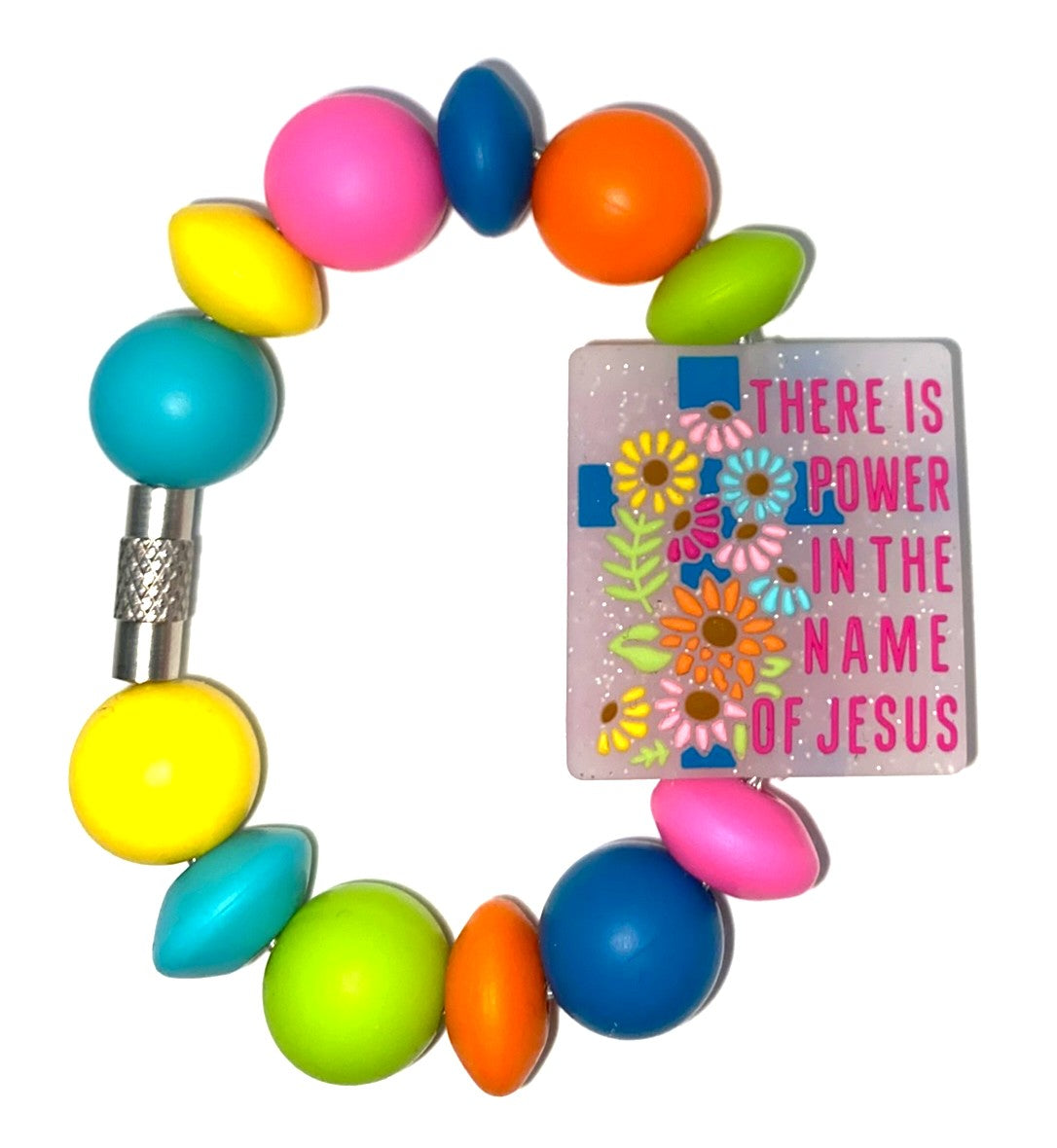 There Is Power In The Name Of Jesus Stanley Tumbler Cup Handle Charm