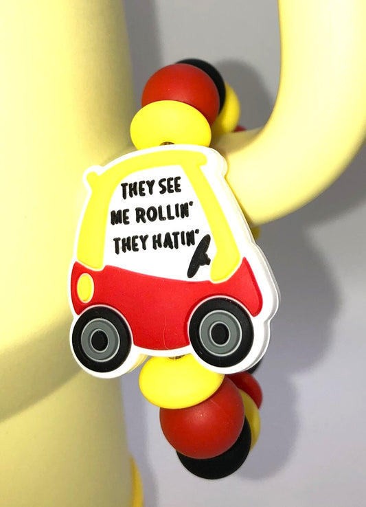 They See Me Rollin Little Tykes Stanley Tumbler Cup Handle Charm