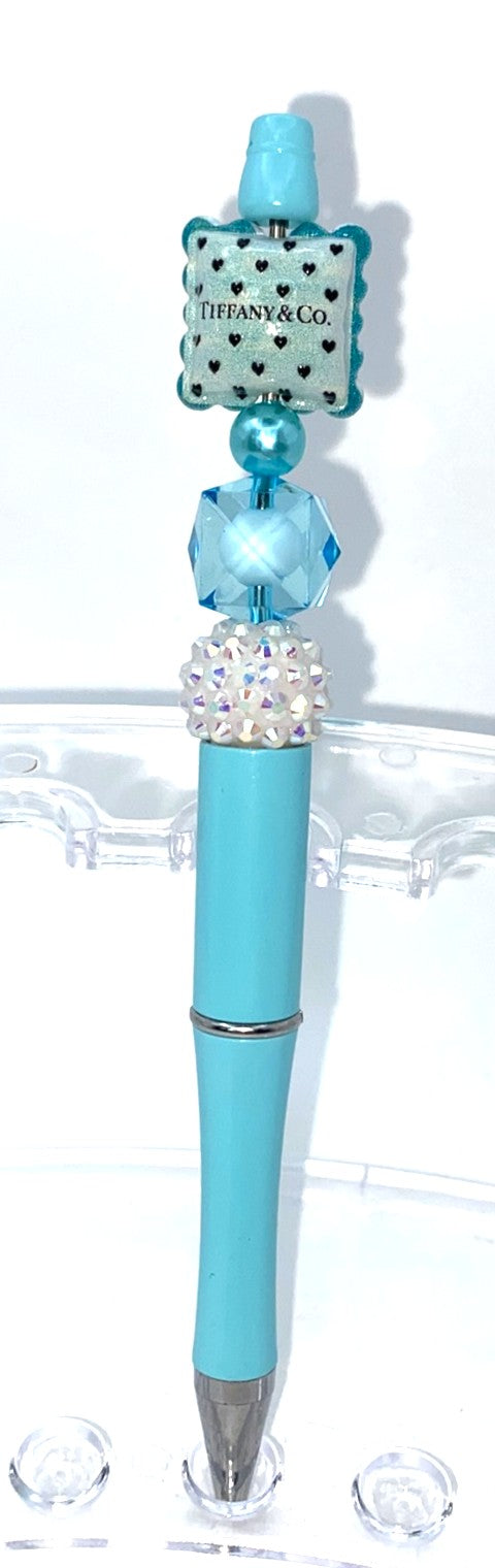Designer Jewelry Acrylic Pillow Bead Beaded Pen