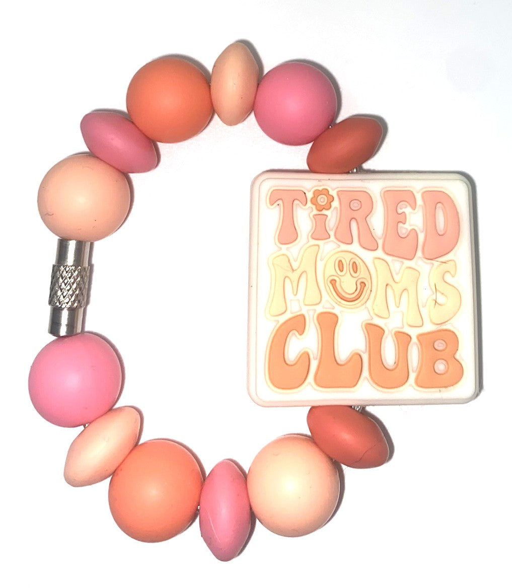 Tired Mom's Club Stanley Tumbler Cup Handle Charm