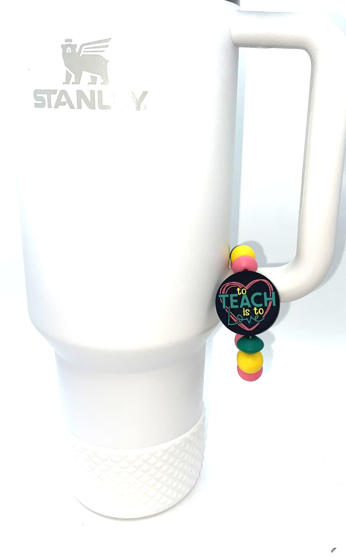 To Teach Is To Love Black Stanley Tumbler Cup Handle Charm