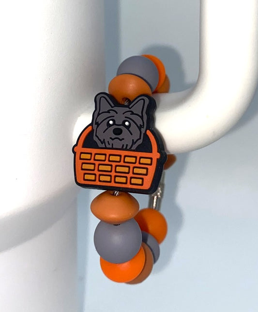 Wizard Basket Dog Stanley Tumbler Cup Handle Charm