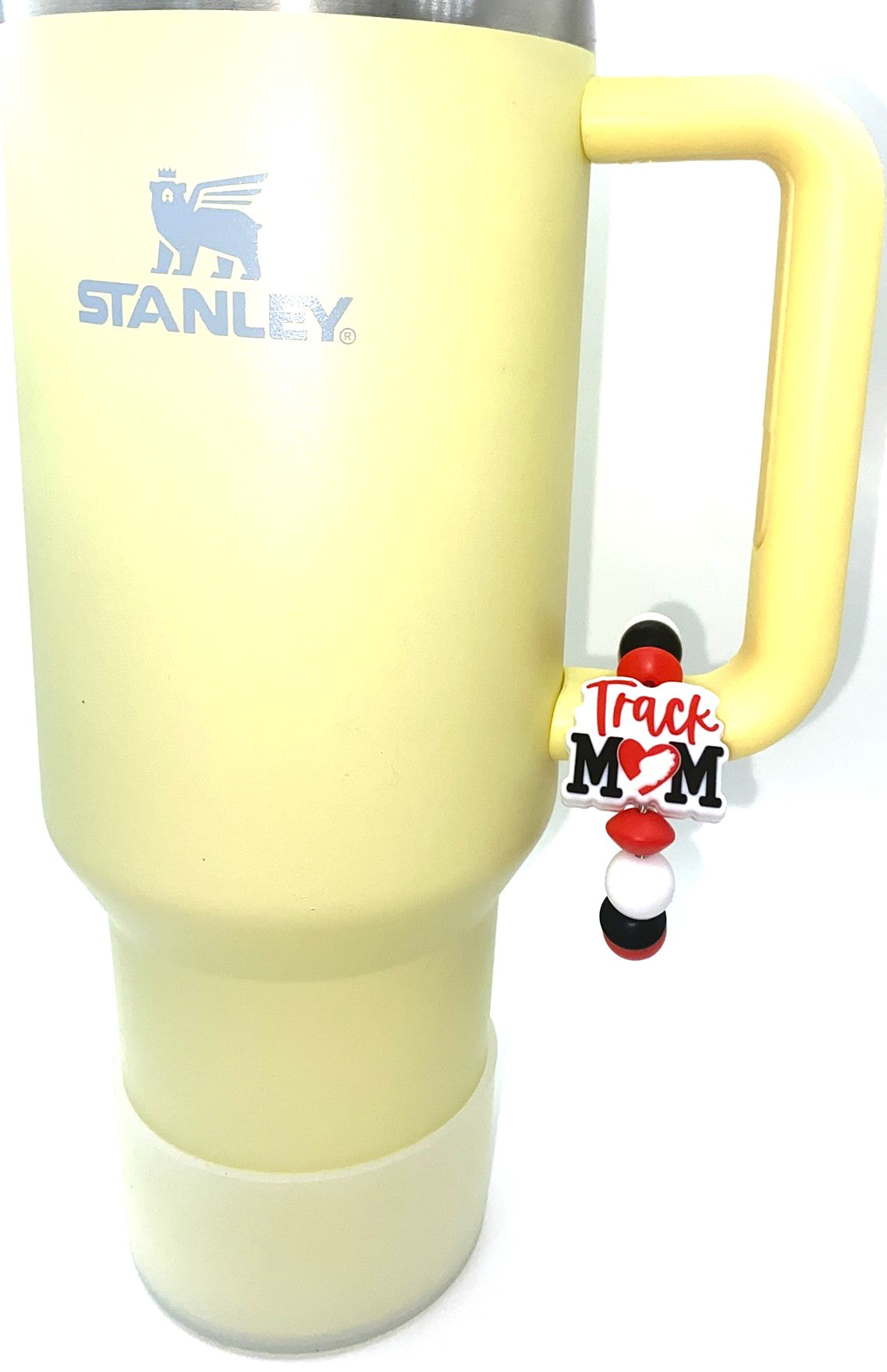 Track Mom Stanley Tumbler Cup Handle Charm