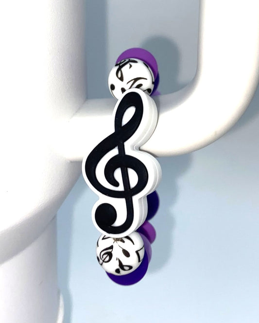 Treble Clef Music Note Stanley Tumbler Cup Handle Charm