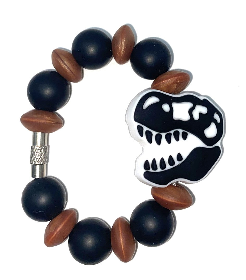 T-Rex Skull Dinosaur Stanley Tumbler Cup Handle Charm