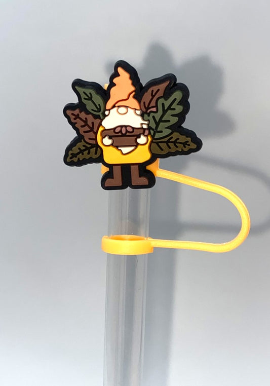 Turkey Gnome Thanksgiving Straw Topper