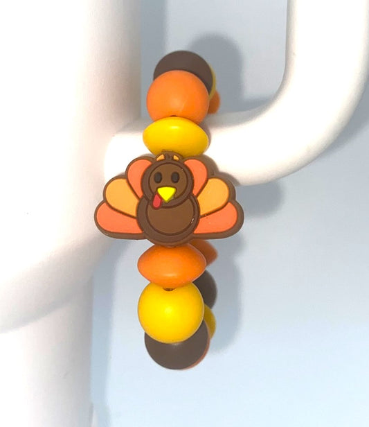 Thanksgiving Turkey Tommy Boy Stanley Tumbler Cup Handle Charm