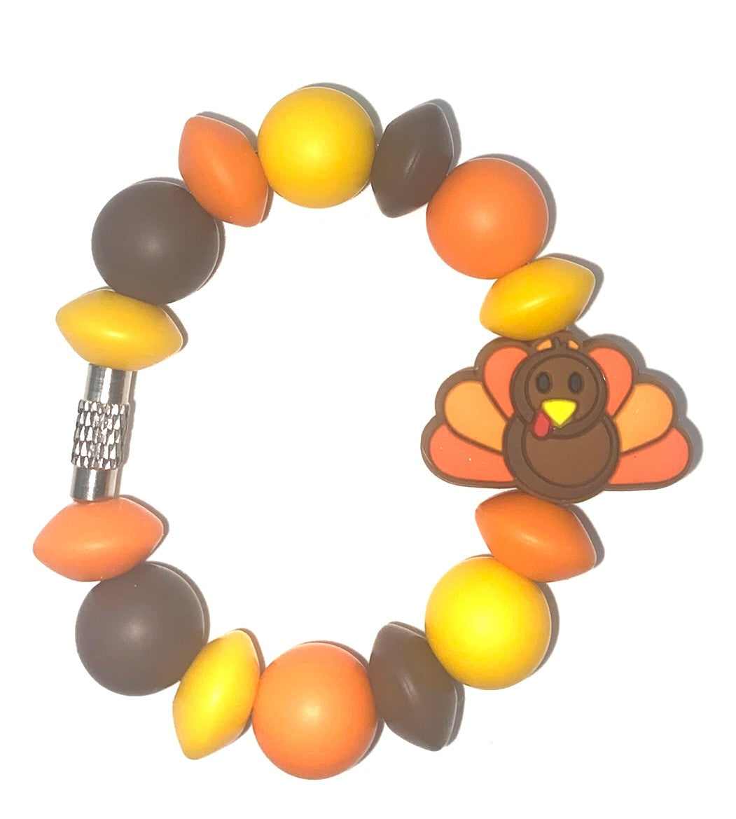 Thanksgiving Turkey Tommy Boy Stanley Tumbler Cup Handle Charm