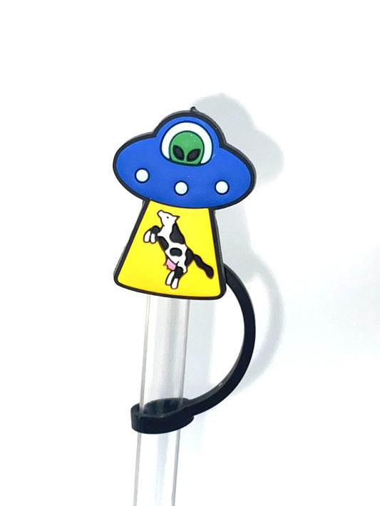 UFO Blue w/Cow Straw Topper