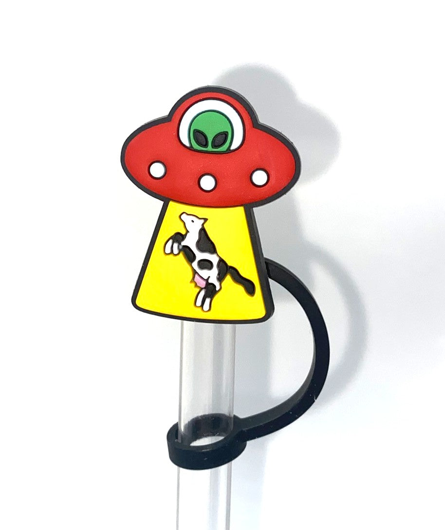 UFO Red w/Cow Straw Topper