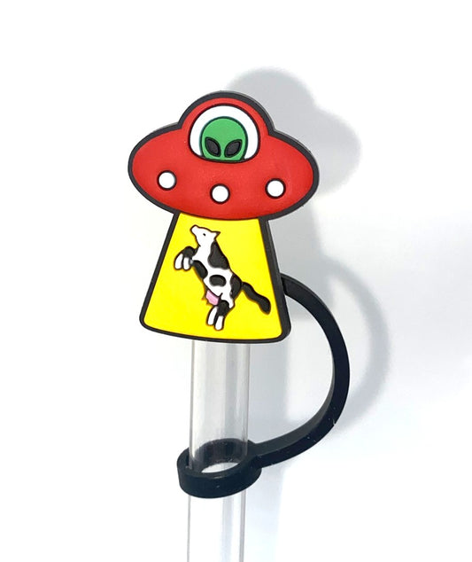 UFO Red w/Cow Straw Topper