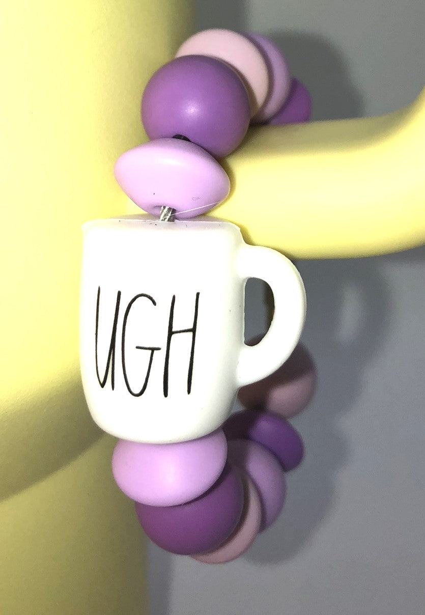 UGH Coffee Mug Stanley Tumbler Cup Handle Charm