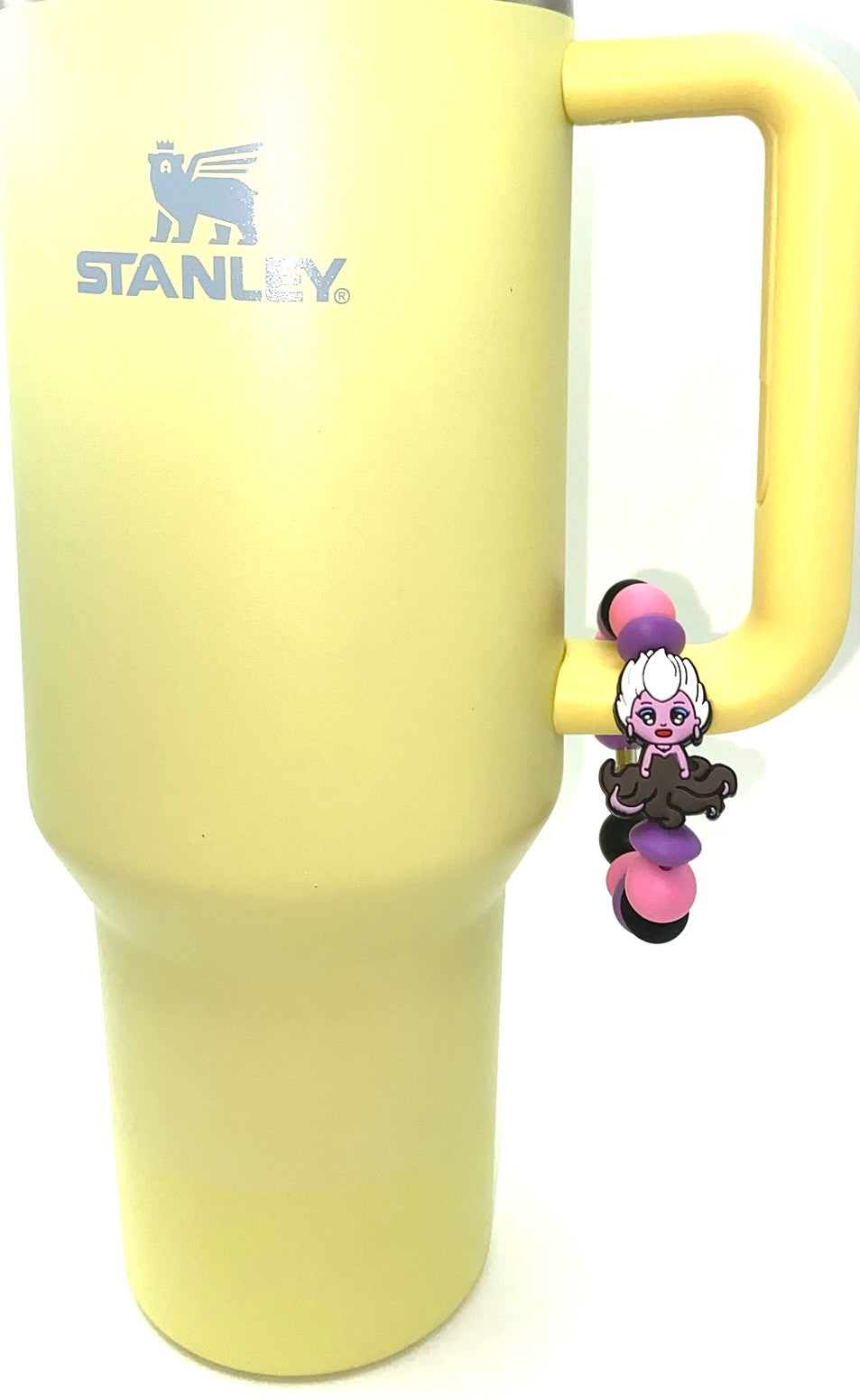 Sea Witch Villain Little Red Mermaid Cartoon Stanley Tumbler Cup Handle Charm