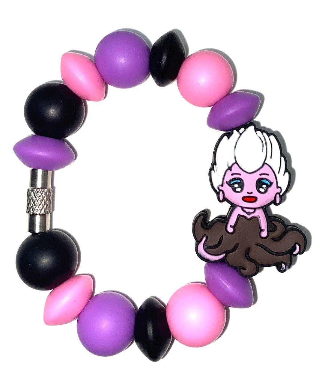 Sea Witch Villain Little Red Mermaid Cartoon Stanley Tumbler Cup Handle Charm