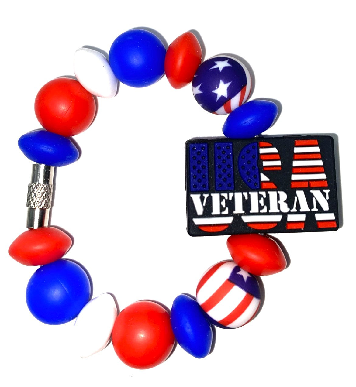 USA Veteran Stanley Tumbler Cup Handle Charm