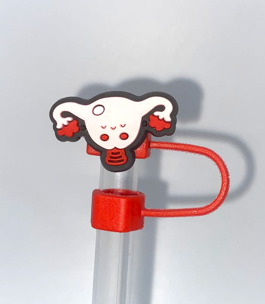 Uterus Medical Straw Topper