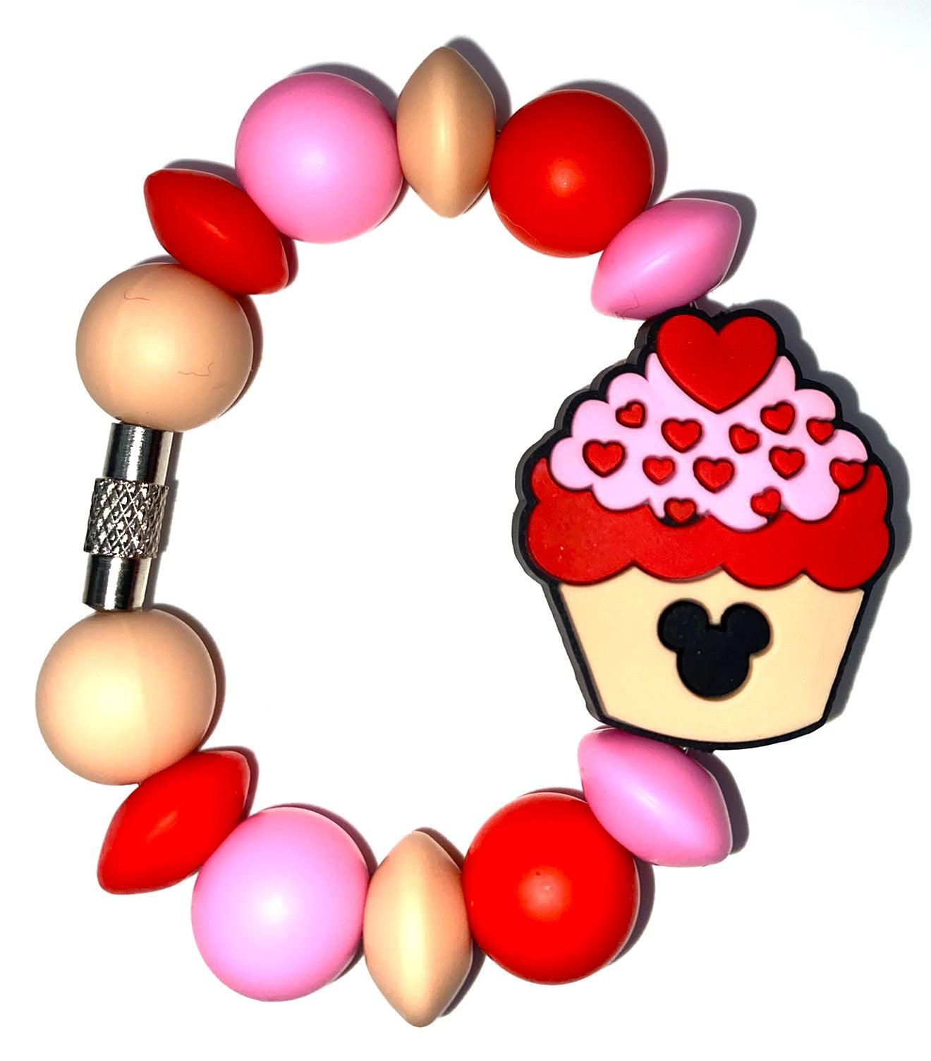 Valentine Cupcake Magical Mouse Ears Stanley Tumbler Cup Handle Charm