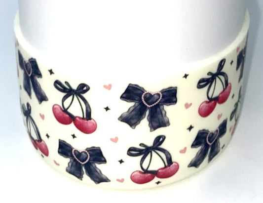 Vintage Cherries Tumbler Boot Sleeve #174