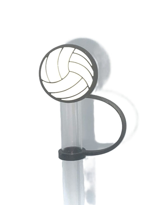 Volleyball Straw Topper