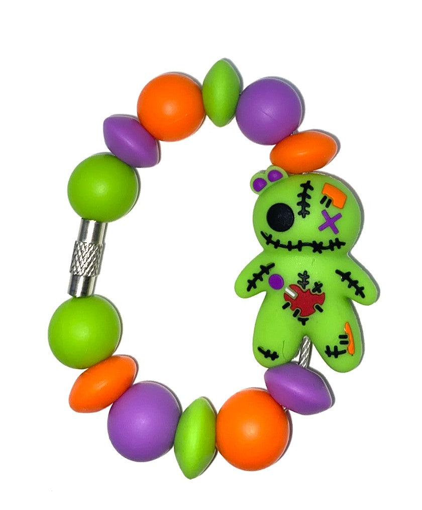 Voodoo Doll 3D Halloween Stanley Tumbler Cup Handle Charm
