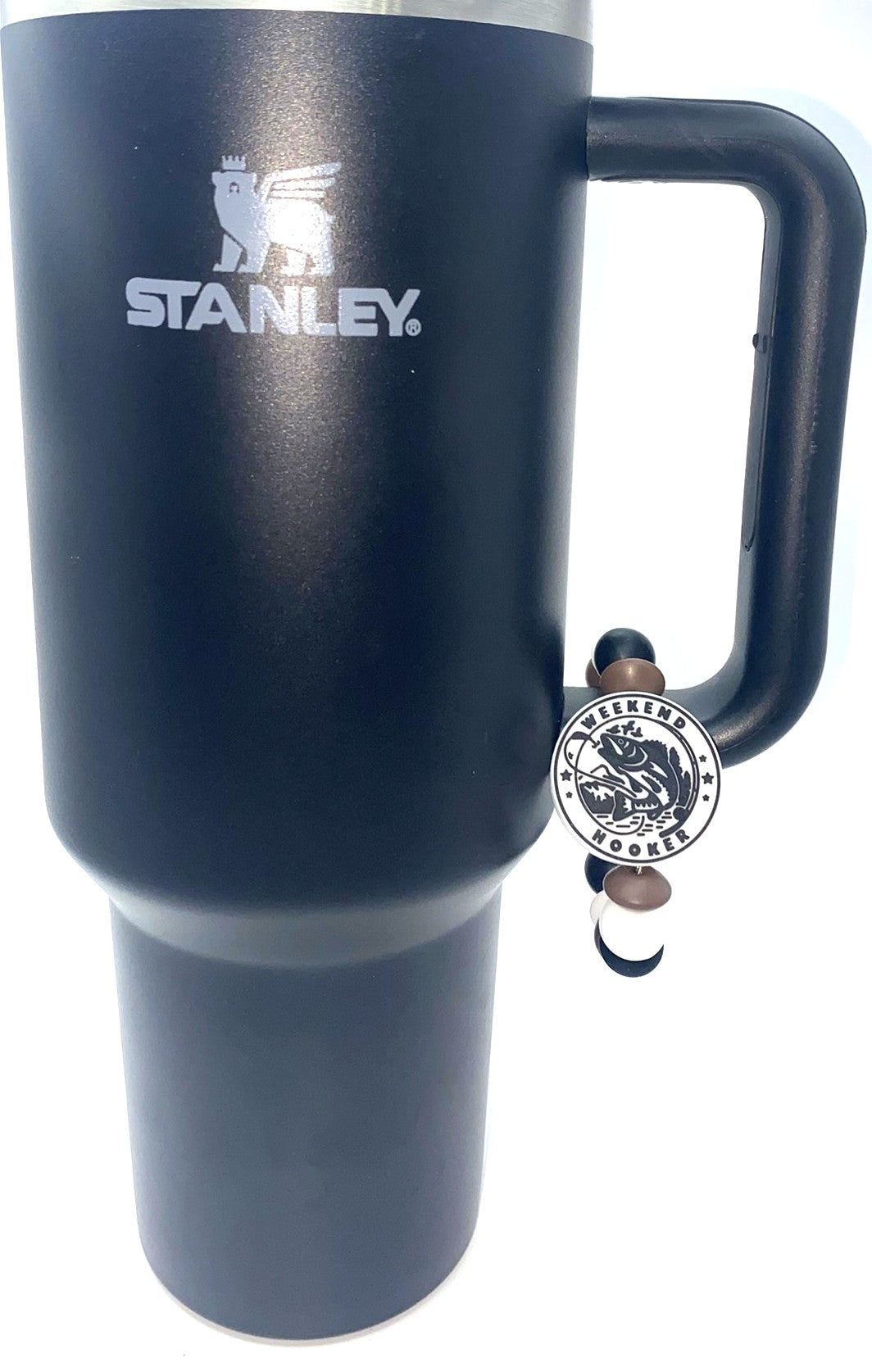Weekend Hooker Fishing funny Stanley Tumbler Cup Handle Charm