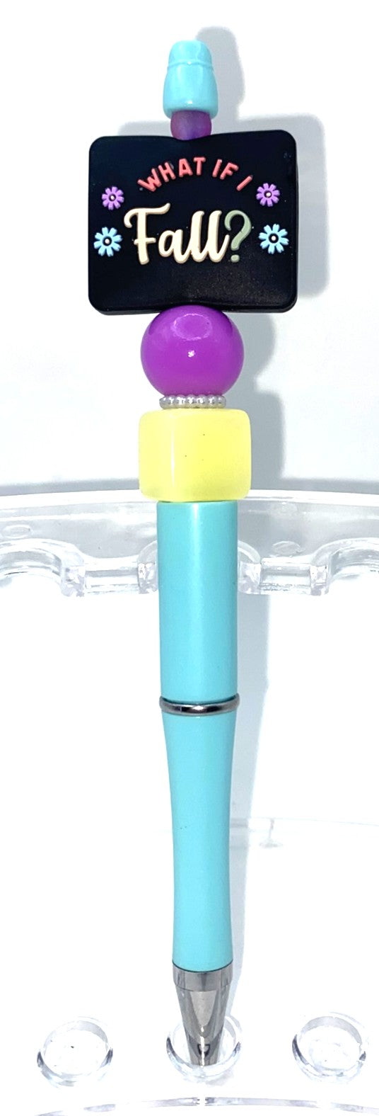 What If I Fall? Oh But My Darling What If You Fly? Double Sided Beaded Pen
