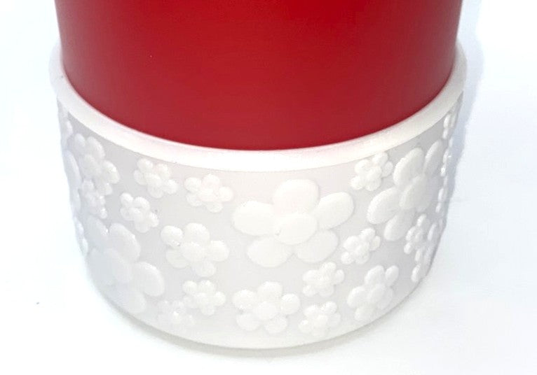 White Floral Chameleon Stanley Tumbler Boot Sleeve #132