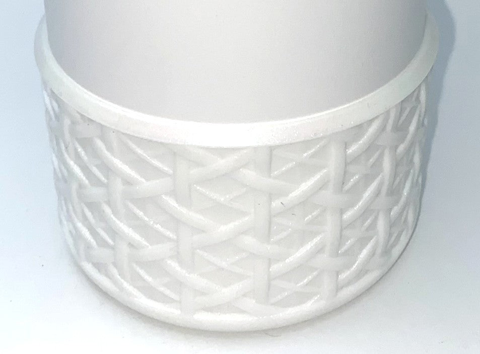 White Woven Chameleon Stanley Tumbler Boot Sleeve #25