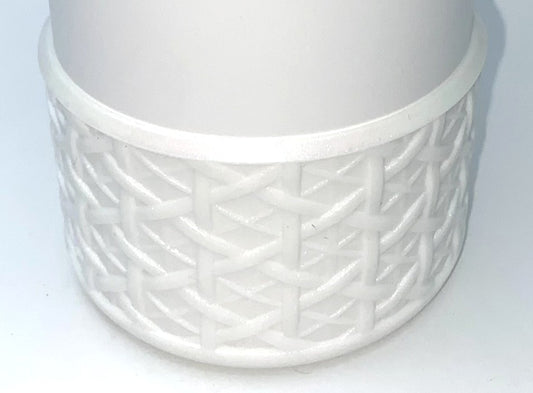 White Woven Chameleon Stanley Tumbler Boot Sleeve #25