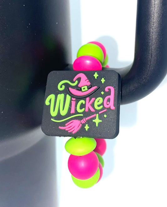 Wicked Rectangle Stanley Tumbler Cup Handle Charm