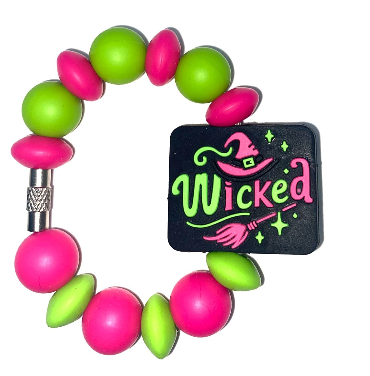 Wicked Rectangle Stanley Tumbler Cup Handle Charm