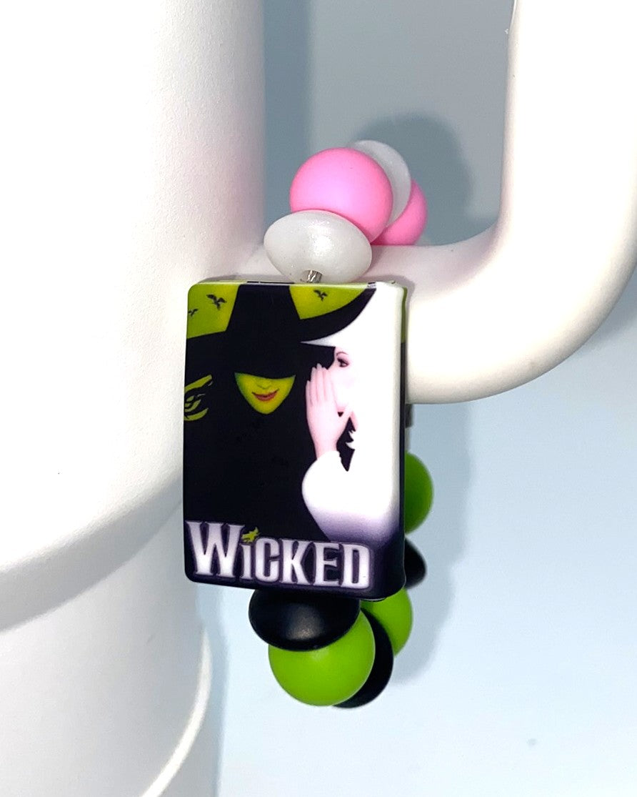 Wicked Book Cover Stanley Tumbler Cup Handle Charm