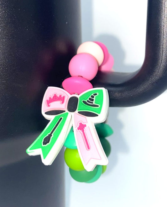 Wicked Coquette Bow Stanley Tumbler Cup Handle Charm