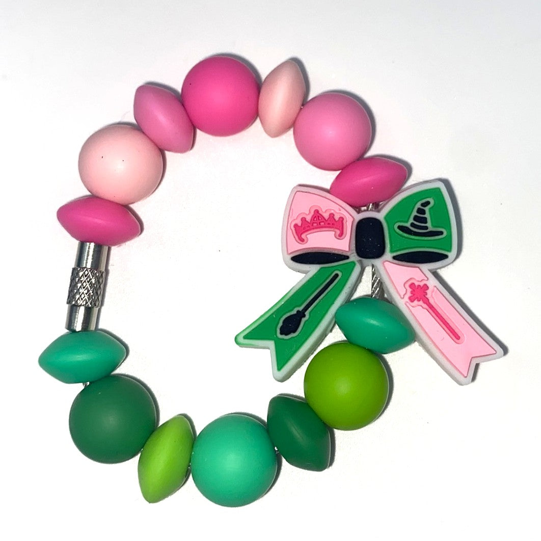 Wicked Coquette Bow Stanley Tumbler Cup Handle Charm