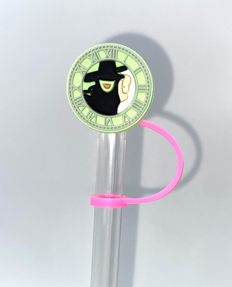 Wicked Clock Face Straw Topper