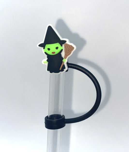 Wicked Witch Elphaba w/Broom Straw Topper