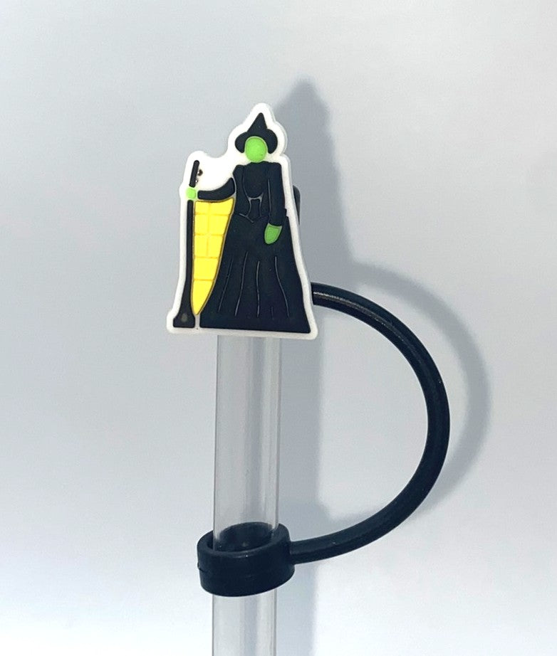 Wicked Witch & Yellow Brick Road Straw Topper
