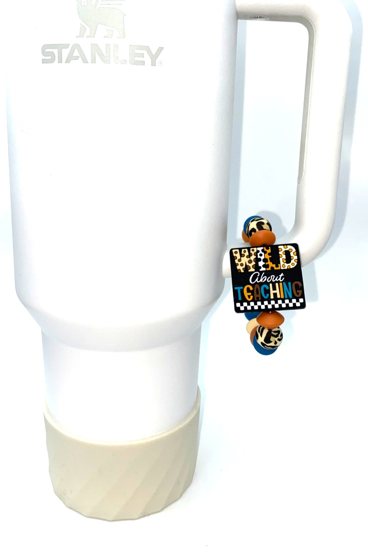 Wild About Teaching Stanley Tumbler Cup Handle Charm