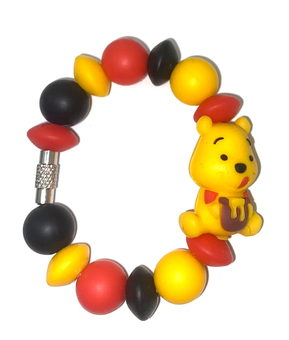 Thoughtful Yellow Honey Bear 3D Stanley Tumbler Cup Handle Charm