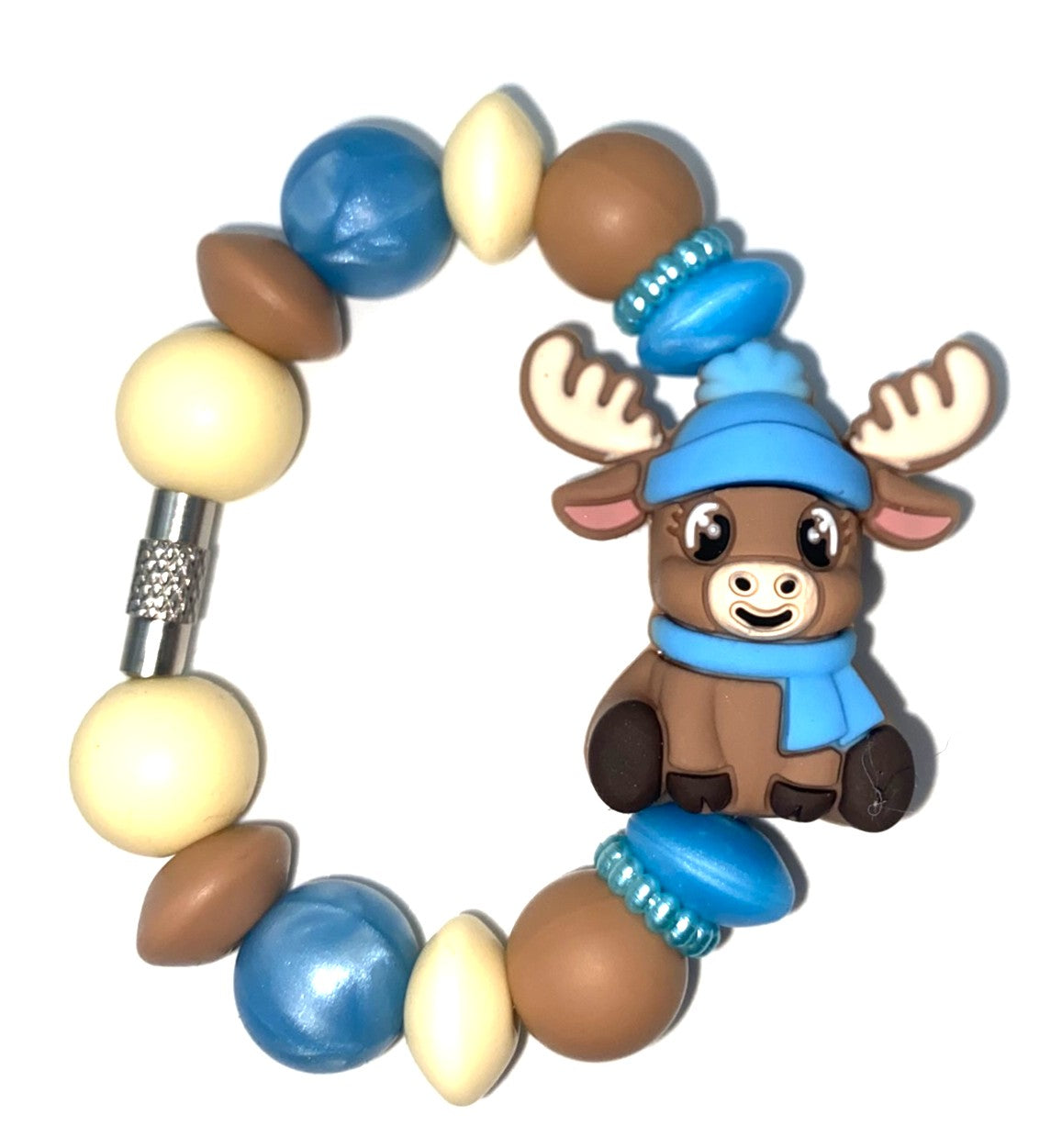 Winter Moose 3D Stanley Tumbler Cup Handle Charm