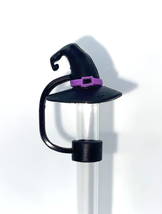 Witch Hat 3D Straw Topper
