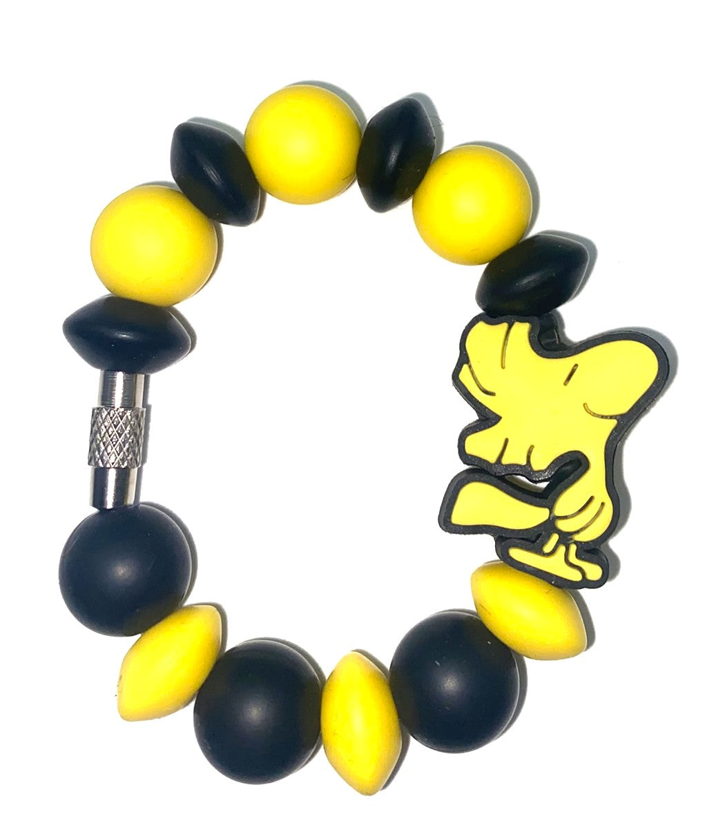 Yellow Bird Cartoon Beagle Friend Stanley Tumbler Cup Handle Charm