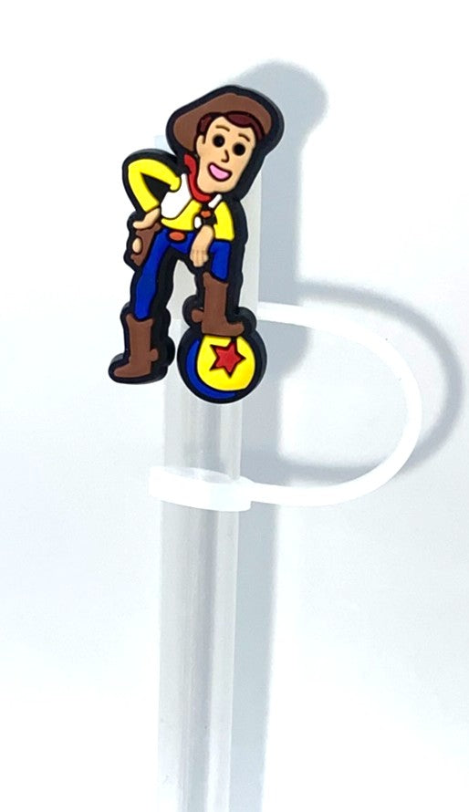 Toy Cowboy Toy Movie Straw Topper